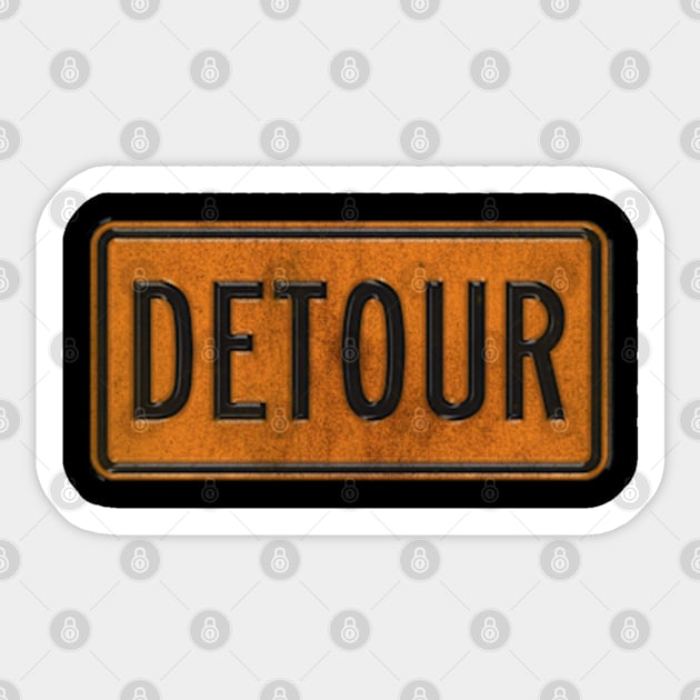 Detour Plat Sign Sticker by Pasar di Dunia